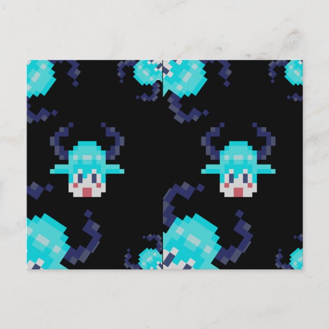 Happy Bull Postkarte (Vorderseite)