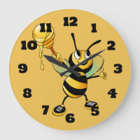 Happy Bumble Bee mit einem Scoop of Honey