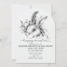 Happy Bunny Oaster Brunch & Egg Hunt Einladung