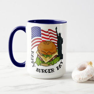 Happy Burger Day Tasse