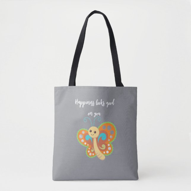 Happy Buterfly Tasche (Vorderseite)