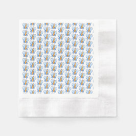Happy Butterfly Baby Shower Paper Napkins Serviette