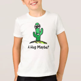Happy Cactus Cartoon T-Shirt