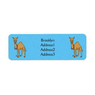 Happy Camel Cartoon Illustration