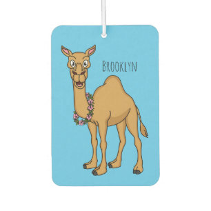 Happy Camel Cartoon Illustration Autolufterfrischer