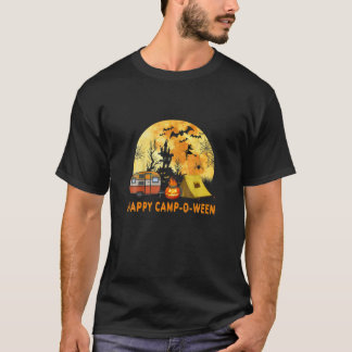 Happy Camp-0 Ween Funny Halloween im Camping-Site T-Shirt
