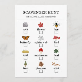 Happy Camper Adventure Geburtstag Scavenger Hunt Programm