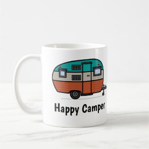 Happy Camper, ajouter du texte, Café Mug
