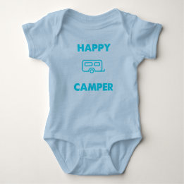 Happy Camper - Baby One Piece Body Anzug Baby Strampler