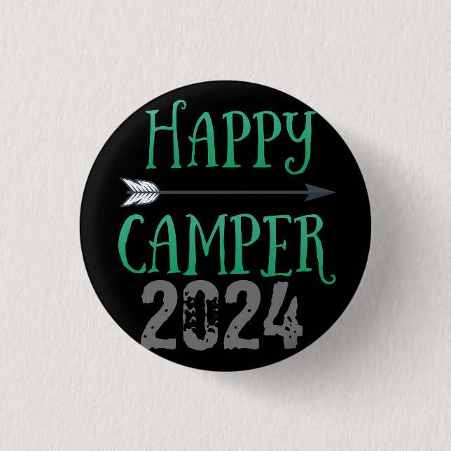 Happy Camper Button (Vorderseite)