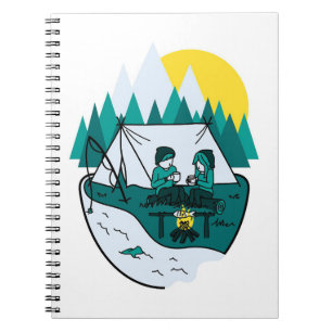 Happy Camper Camp Lover Notizblock
