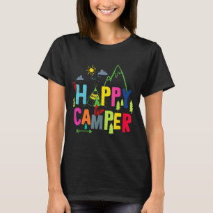 Happy Camper Camping Männer Frauen Kinder T-Shirt