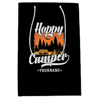 Happy Camper Camping Wandern Ristorante da Valenti Mittlere Geschenktüte