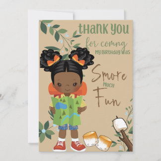 Happy Camper Différents Cartes de remerciements d'