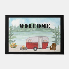 Happy Camper Door Mat Door Mat Fußmatte