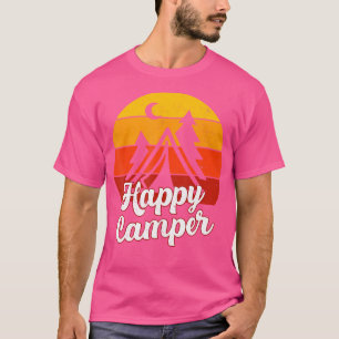 Happy Camper for Men Women Boys Girls Kinder Campi T-Shirt