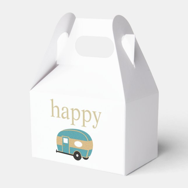 Happy Camper Geschenkschachtel (Vorderseite)
