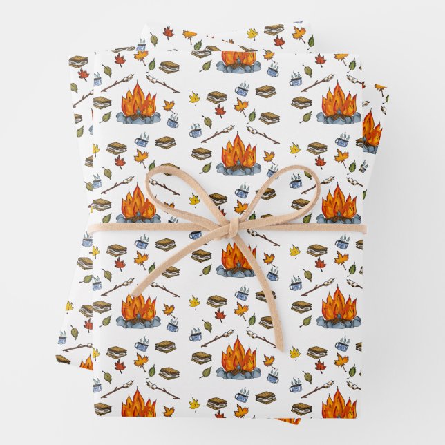 Happy Camper Gift Wrap Geschenkpapier Set (Beispiel)