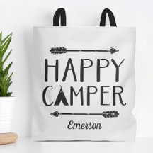 Happy Camper Kinder Mit Monogramm