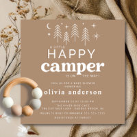 Happy Camper Kinderdusche Einladung