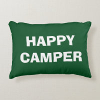 HAPPY CAMPER Kissen für Camping oder RVing werfen