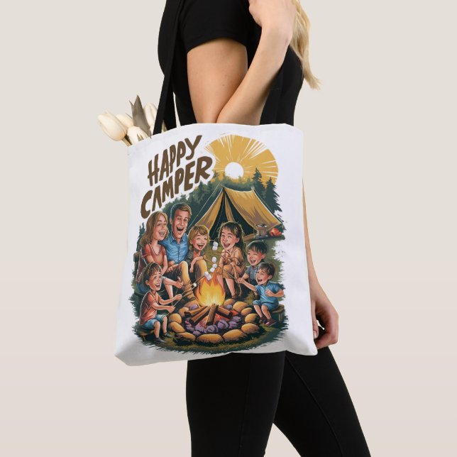 Happy Camper Kleinkind T - Shirt (6) Tasche (Von Nahem)