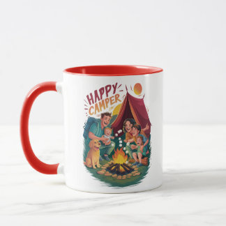 Happy Camper Kleinkind T - Shirt (7) Tasse