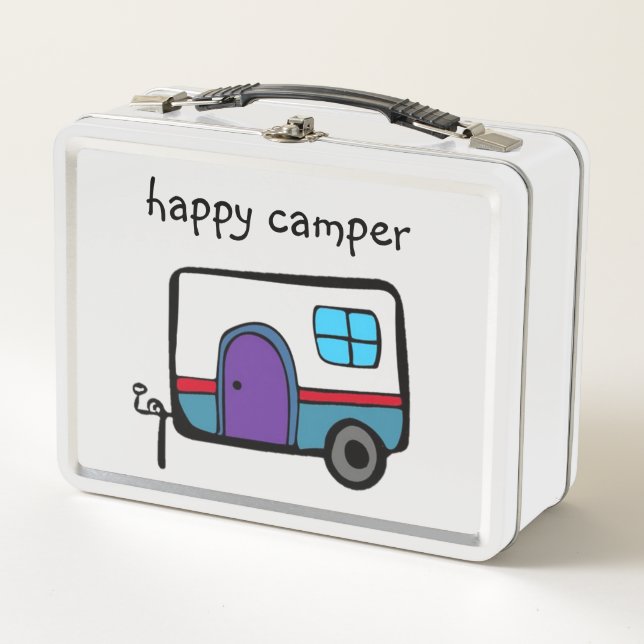 Happy Camper Lunch Box (Vorderseite)