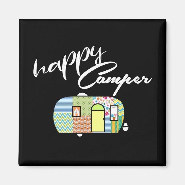 Happy Camper Magnets (Devant)