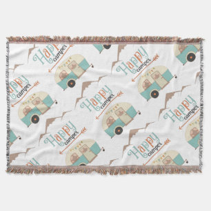 HAPPY CAMPER Niedlich Retro RV Decke
