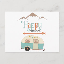 Happy Camper Niedlich Retro RV Postkarte