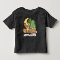 Happy camper ours enfants unisex t-shirt enfant en
