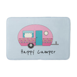Happy Camper Pink RV Badematte