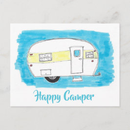 Happy Camper Postcard Postkarte