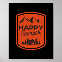 Happy Camper Poster