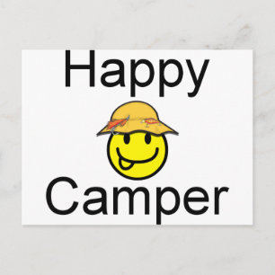 Happy Camper Postkarte