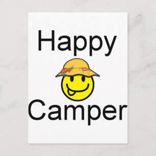 Happy Camper Postkarte