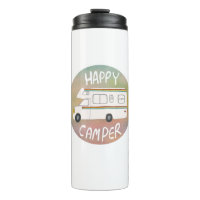 Happy Camper Rainbow RV Sunset Motorhome RV