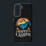 Happy Camper Retro Vintag Matching Camping Crew Samsung Galaxy Hülle<br><div class="desc">Happy Camper Retro Vintag Matching Camping Crew</div>