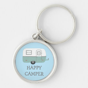 HAPPY CAMPER RV Motorhome Camping Anhänger CUSTOM Schlüsselanhänger