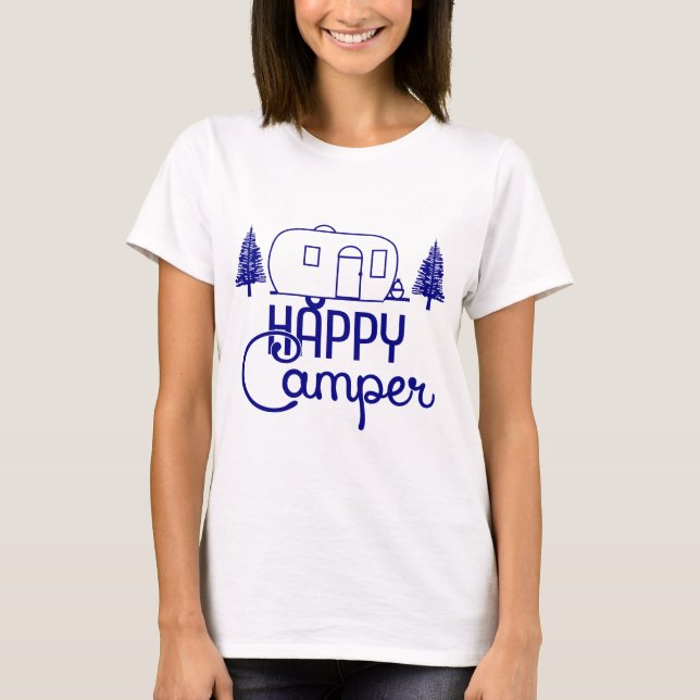 Happy Camper T-Shirt (Vorderseite)