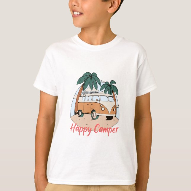 Happy Camper T-Shirt (Vorderseite)