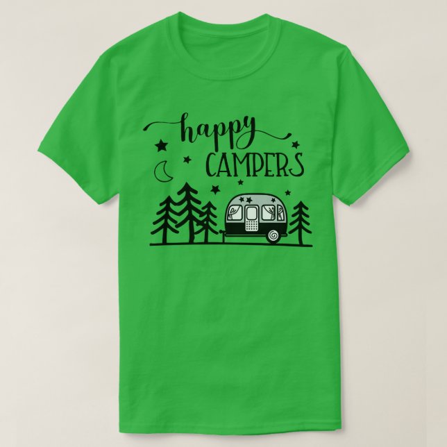 Happy Camper T-Shirt (Design vorne)