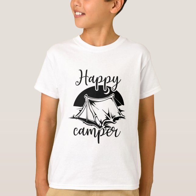 Happy Camper T - Shirt (Vorderseite)