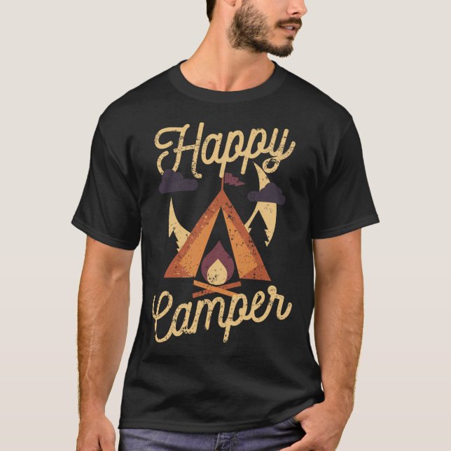Happy Camper T-Shirt (Vorderseite)