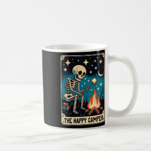 Happy Camper Tarot Card Skeletter Camper Funny Cam Kaffeetasse