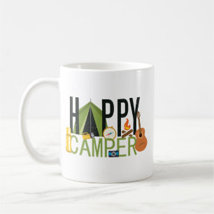 Happy Camper Tent Camping Kaffeetasse