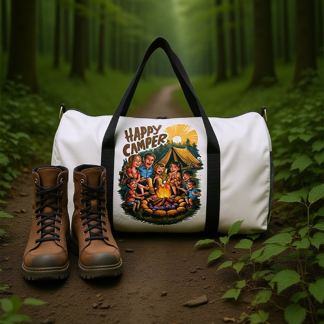 Happy Camper Toddler T-shirt (6) Duffle Bag (Von Creator hochgeladen)