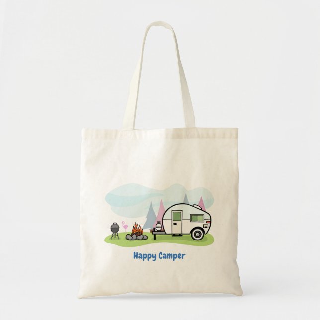 Happy Camper Trailer Tragetasche (Vorne)