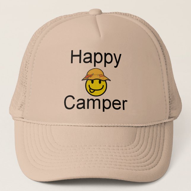 Happy Camper Truckerkappe (Vorderseite)